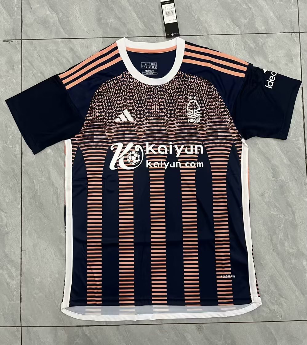AAA Quality Nottingham Forest 23/24 Third Navy Sponsor Jersey
